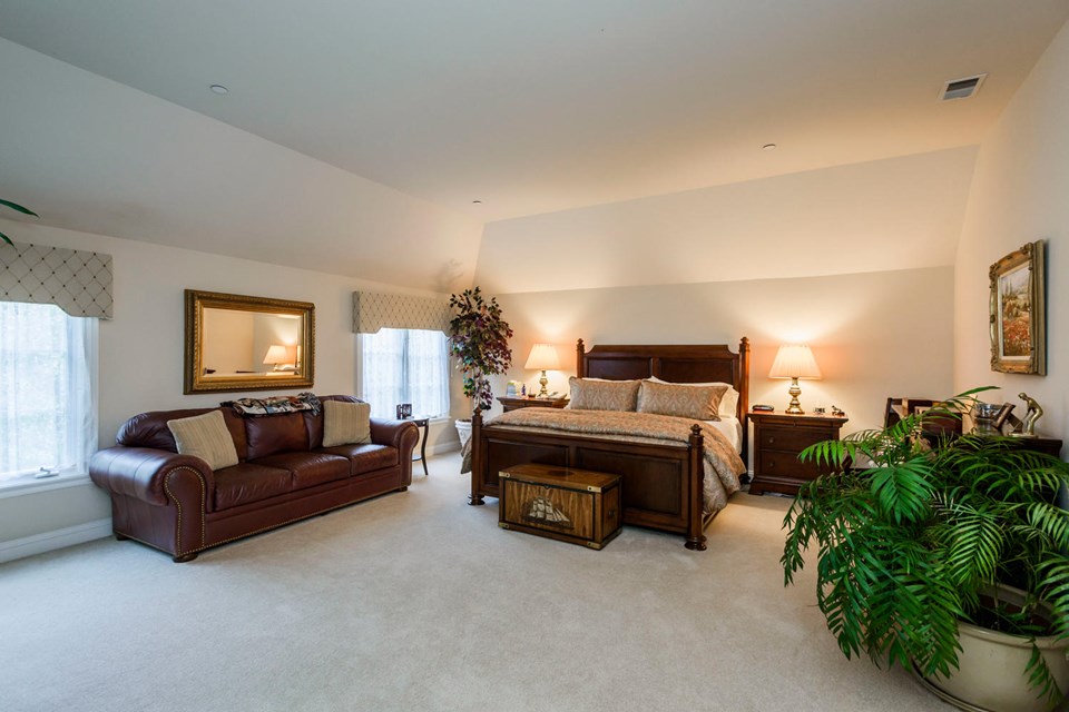 expansive master suite with spa-inspired bath