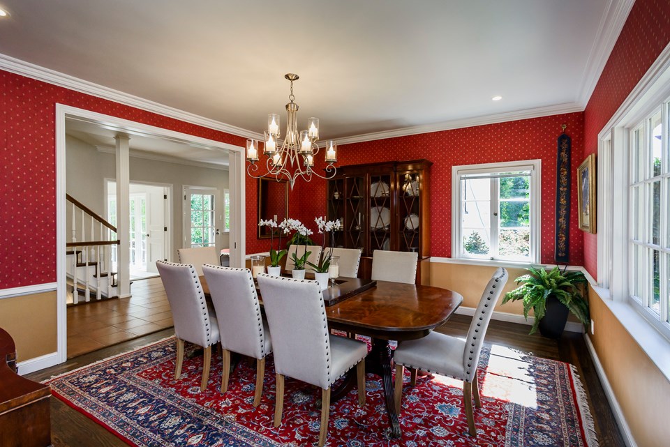 elegant formal dining room