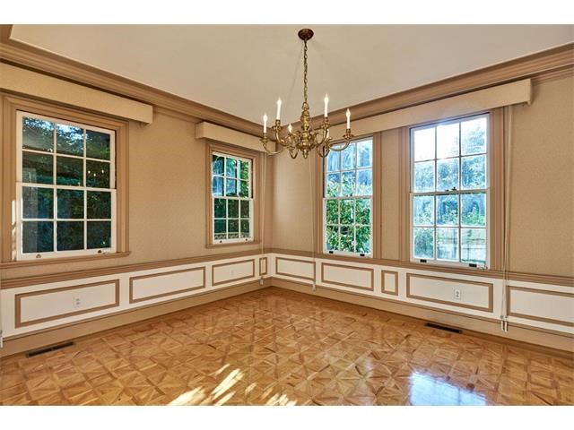 elegant light-filled dining room